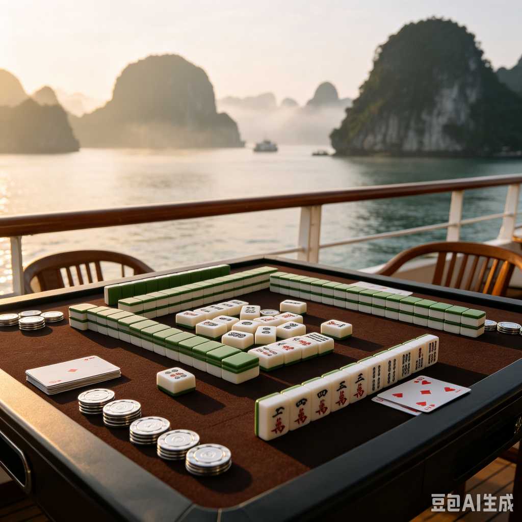 colored mahjong tile racks