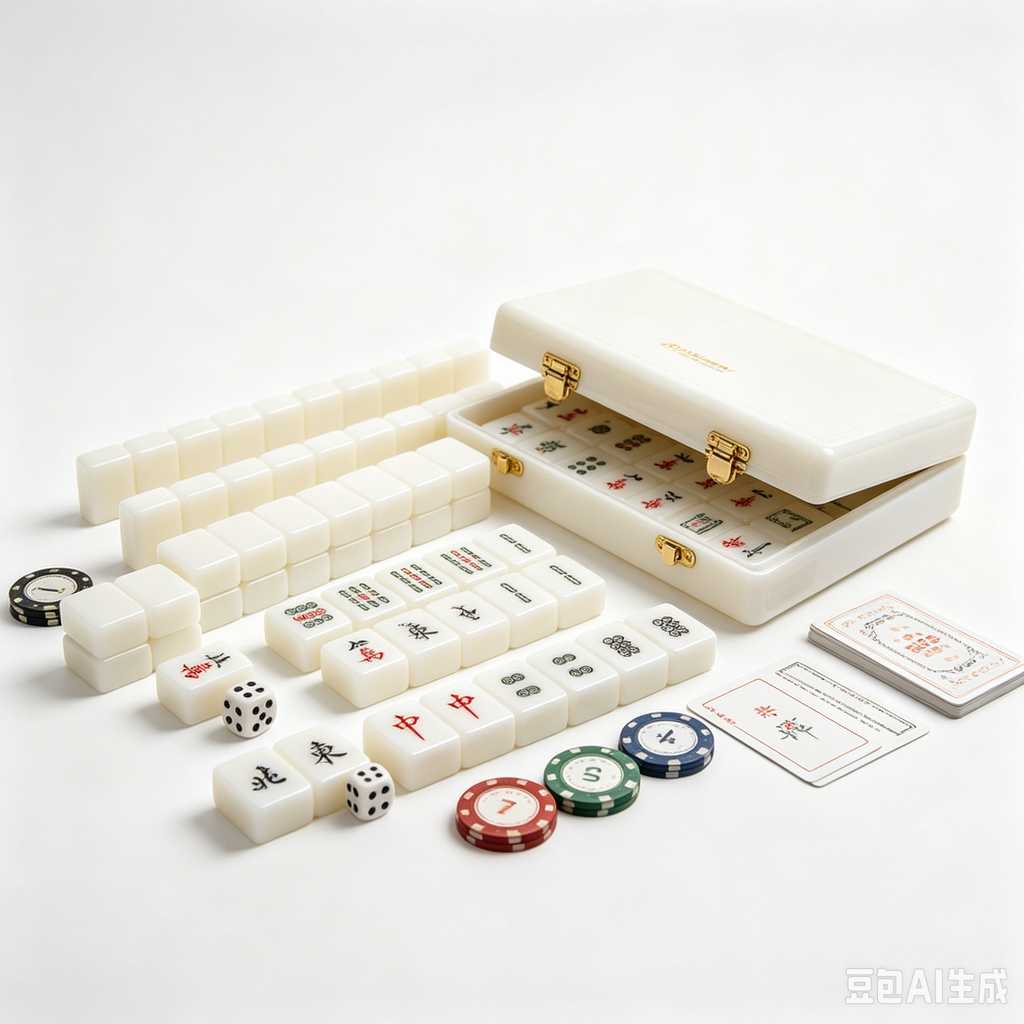 premium resin mahjong game set