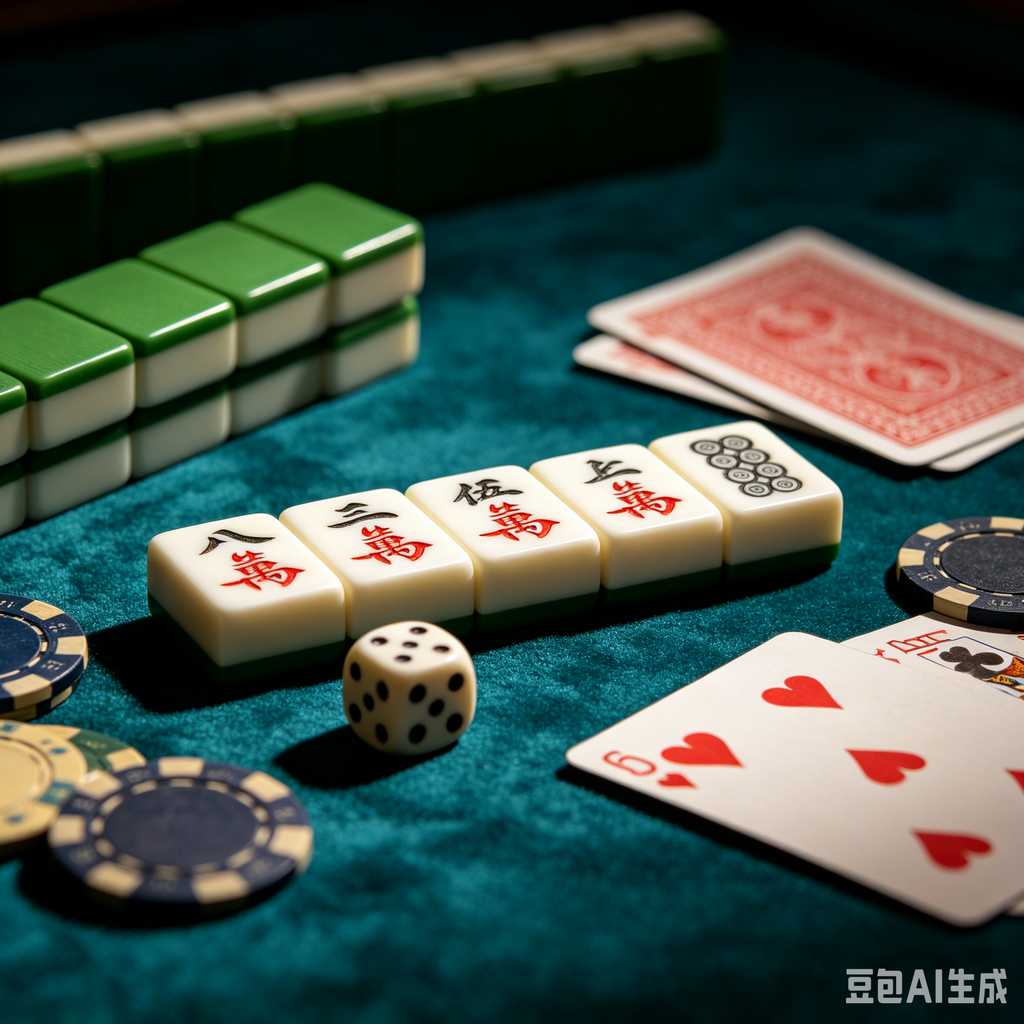 metallic finish mahjong set